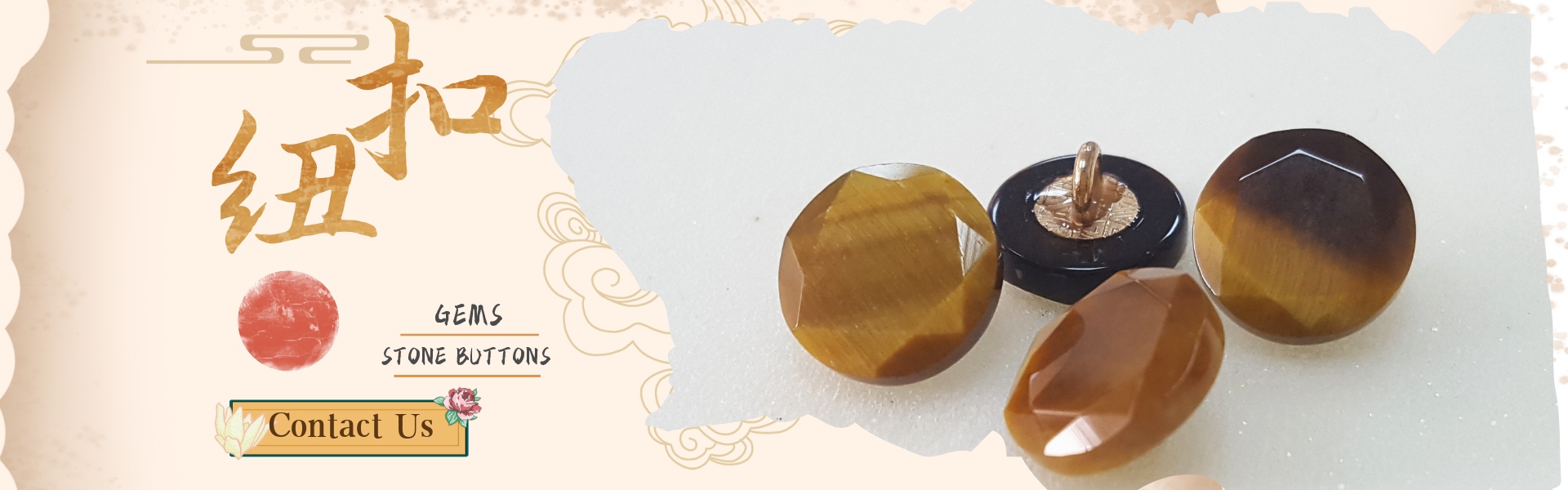Gemas, botões de pedra,jade,Dongguan ZIZO Arts and Crafts Co. LTD