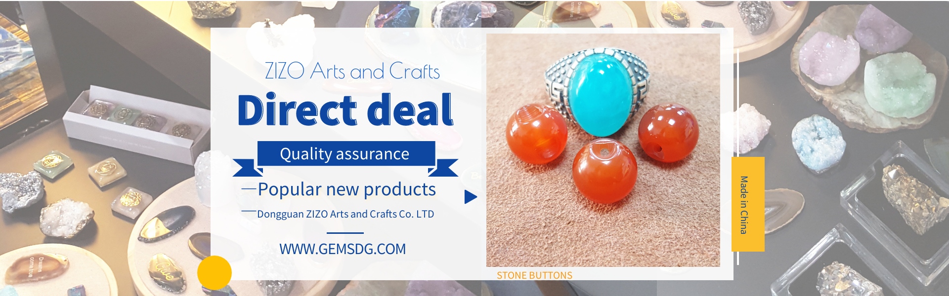Gemas, botões de pedra,jade,Dongguan ZIZO Arts and Crafts Co. LTD